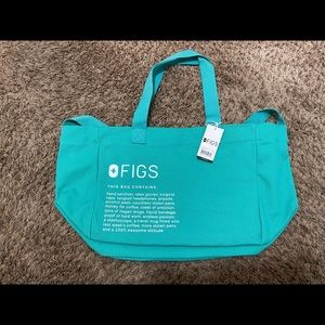 FIGS SURGICAL GREEN TOTE BAG